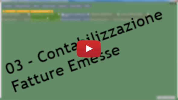 03 - Contabilizzazione Fatture Emesse