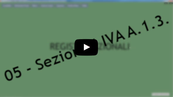 05 - Sezionali IVA A.1.3;